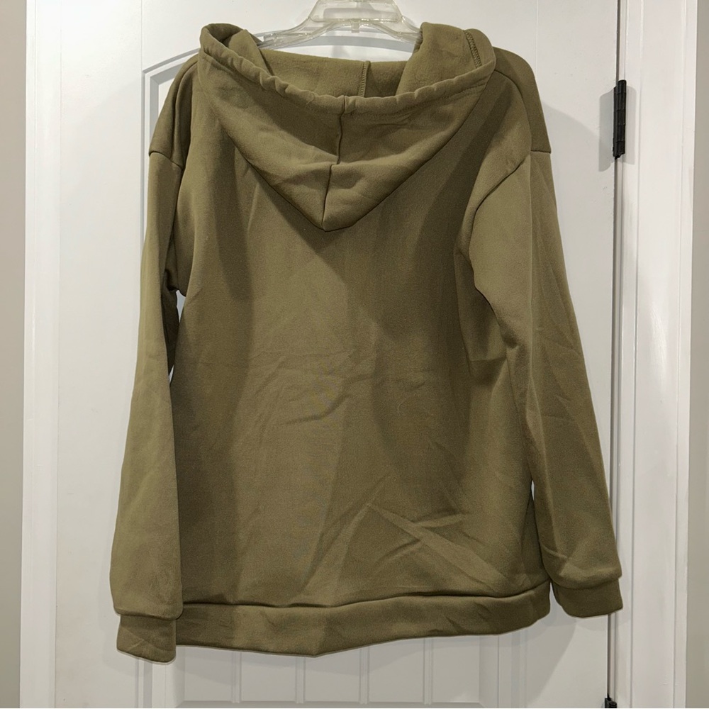 Basic Green Pullover Women’s Large - image 7